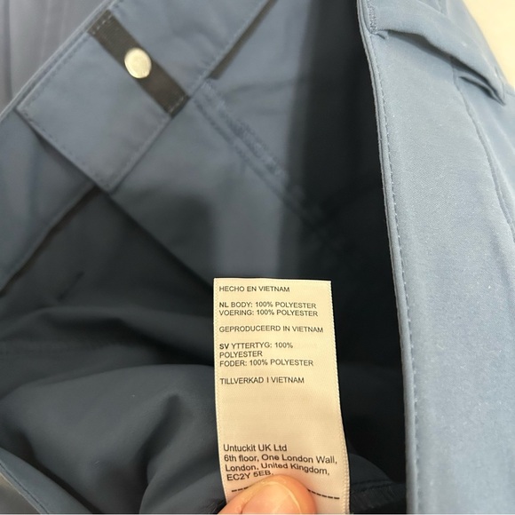 UNTUCKit Navy Blue Chancellor Men's Flat Front Shorts Size 37 - Picture 5 of 6